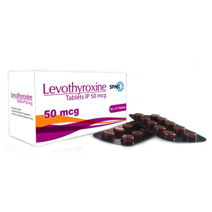 Levothyroxine Tablets IP 50 mcg