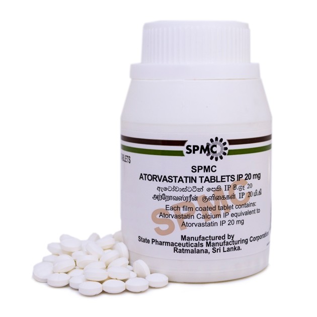  Atorvastatin Tablets IP 20 mg